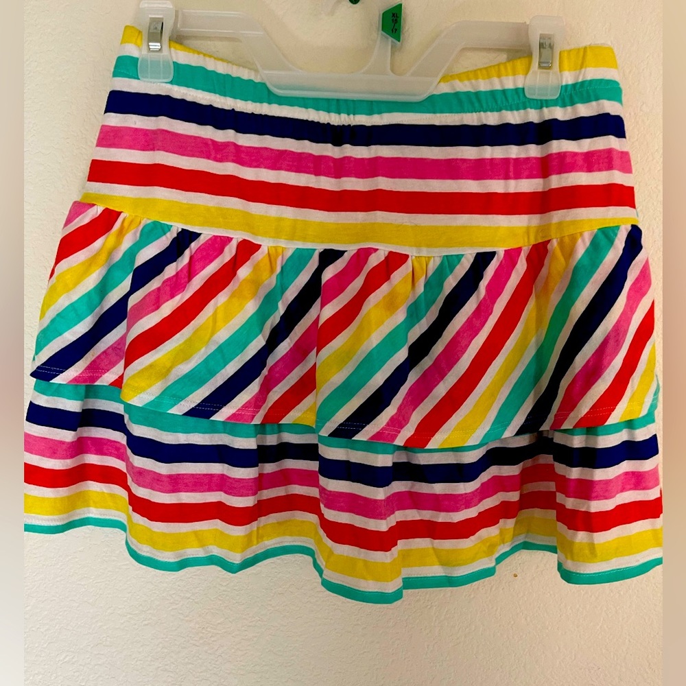 Multi-color skort (skirt w/ shorts)